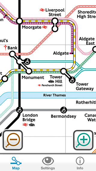Illustration for article titled This London Tube Map Is Designed For Colorblind Travelers